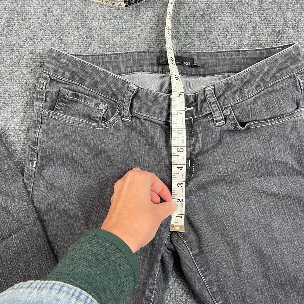 PRANA Women’s Charcoal Grey Denim skinny Jeans size: 6/28 - Picture 6 of 9